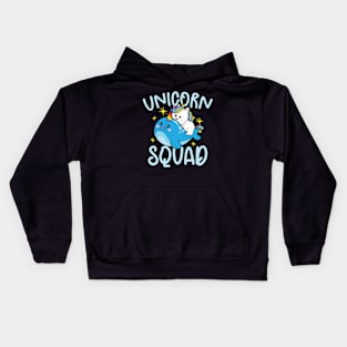 Unicorn and Narwhal Squad Kids Hoodie